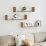 Seinariiulid 3 tk, k&auml;sit&ouml;&ouml;tamm, 80x18x18 cm, tehispuit