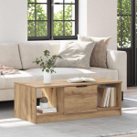 Kohvilaud sahtliga k&auml;sit&ouml;&ouml;puu 102 x 50 x 36cm tehispuit