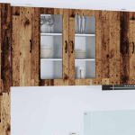 Seinakapp k&ouml;&ouml;ki riiuliga vana puit 40 x 31 x 80 cm tehispuit