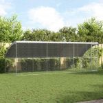 Koerakuut ladustamisega 3 pcs h&otilde;bedane 6 x 2 x 2 m teras