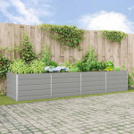 Taimekast helehall 195 x 100 x 45 cm tsinkteras