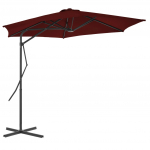 Aia p&auml;ikesevari, teraspostiga, bordoopunane, 300 x 230 cm