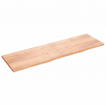Seinariiul, helepruun, 200 x 60 x (2-4) cm, t&ouml;&ouml;deldud tammepuit