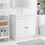 Vannitoa all oleva kraani kapp valge 56 x 37,5 x 81 cm