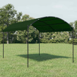Paviljon 4 x 3 x 2,6 m roheline pol&uuml;ester ja teras