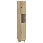 Vannitoa kapp avatud riiuliga ede sonoma tamm 30 x 31 x 190 cm