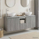 Vannitoa kapikomplekt 3 tk hall sonoma 49,5 x 41 x 64,5 cm