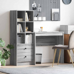 Laud koos hoiuruumiga sahtliga 2 pcs hall sonoma tehispuit