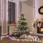 Led-valgusriba, 3000 ledi, pastelne v&auml;rviline, 23 m, pvc