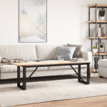 Kohvilaua jalad, o-raam, 140x30x43 cm, teras