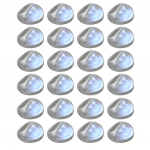 P&auml;ikesepatareiga seinavalgustid, led, 24 tk &uuml;mmargune, h&otilde;bedane