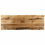 Lauaplaat naturaalse servaga 140x40x2,5 cm t&ouml;&ouml;tlemata mangopuit