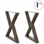 S&ouml;&ouml;gilaua jalad 2 tk, naturaalne teras, 80 x (72&ndash;73,3) cm, teras