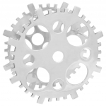 Veepudeli riiul h&otilde;bedane 39 x 39 x 14 cm alumiinium