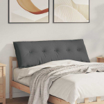 Seljatugi padi tumehall 140 x 19 x 50 cm kangas