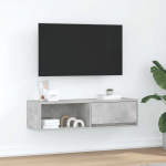 Telerikapp, betoonhall, 100x31x25,5 cm, tehispuit