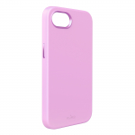 Puro Liquid Silicon Cover "ICON MAG PRO" with Magsafe, metal buttons and camera ring for iPhone 16E, pink