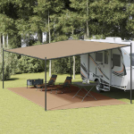 Telgimatt, pruunikashall, 400 x 700 cm, hdpe