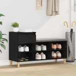 Kinga kapp sahtliga must tamm 102 x 36 x 60 cm tehispuit
