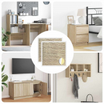 Kleebis kruvi kate 2 pcs sonoma tamm &oslash; 20 x 0,5 mm kaetud paber