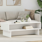 Kohvilaud valge 100 x 46 x 35 cm tehispuit