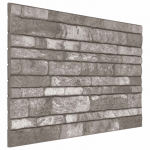 Seinapaneelid 10 pcs tumehall 100 x 50 cm eps vaht