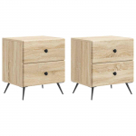 &Ouml;&ouml;lambi kapp 2 pcs sonoma tamm 43 x 34,5 x 47,5 cm tehispuit