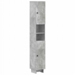 Vannitoa kapp avatud riiuliga ede betoonhall 30 x 31 x 190 cm