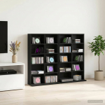 Cd kapp 2 tk must tamm 65 x 23,5 x 97,5 cm tehispuit