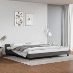 Voodiraam peatsiga ilma madratsita hall 200x200 cm