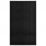 Uksematt pestav, must, 90 x 150 cm