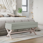 Panipaigaga pink, helehall, 110 x 45 x 49 cm, samet