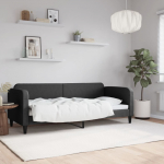 P&auml;evavoodi, must, 80 x 200 cm, kangas