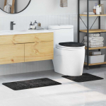 Libisemiskindel vannimatti komplekt 3 pcs tumehall pp