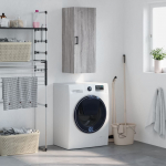 Seinakapp, hall sonoma tamm, 34,5 x 34 x 90 cm