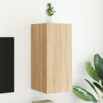 Teleri seinakapp led-tuledega, sonoma tamm, 30,5 x 35 x 70 cm