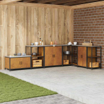 K&ouml;&ouml;gis&auml;ilituse riiul riiuliga rooste kulumisevastane teras