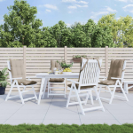 K&otilde;rge seljatoega toolipadjad 4 tk, pruunikashall, oxford kangas