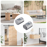 Barrel mutrid 2 pcs h&otilde;bedane m6 x 13 mm (k&uuml;threadiameeter x k)