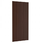 Katusepaneel 12 pcs pruun 100 x 45 cm tsingitud teras