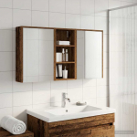 Vannitoa kapikomplekt jaoks 3 pcs 116 x 16 x 62,5 cm tehispuit