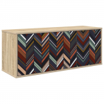 Seinale paigaldatav tv kapp ommen 102 x 33 x 40 cm sonoma tamm