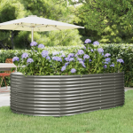 Aia taimekast, hall, 212x140x68 cm, galvaniseeritud teras