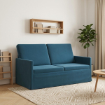 2-kohaline diivan sinine 150 x 81 x 82 cm samet