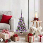 J&otilde;ulupuu koos 150 led-iga koos alusega roheline 65 cm pe