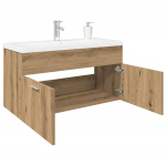 Valamukapp sisseehitatud kraanikausiga kunsttamm tehispuit