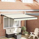 K&auml;igukohandatav varikatus cream 300x250 cm kangas
