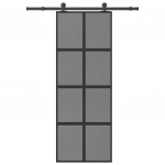 L&uuml;kanduks koos riistvara komplektiga 76x205 cm karastatud klaas