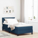 Vedruvoodi madratsiga madratsiga sinine 100 x 200 cm kangas