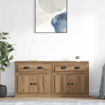 Kappide k&uuml;lgedel 2 pcs k&auml;sit&ouml;&ouml;puu 70 x 35,5 x 67,5 cm tehispuit